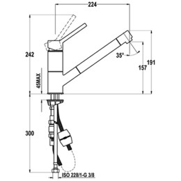 Смеситель Teka AUK 978 509780210