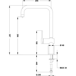 Смеситель Teka E-PURE EP 915 CHROME