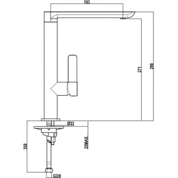 Смеситель Teka FO 915 CHROME