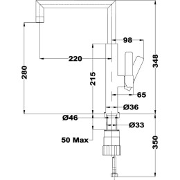 Смеситель Teka FOT 990 CHROME