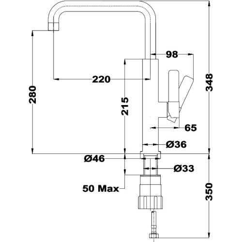 Смеситель Teka FOT 994 CHROME