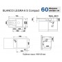 Кухонная мойка Blanco Legra 6 S Compact Silgranit, жасмин, 521305