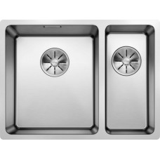 Кухонная мойка Blanco Andano 340/180-U (чаша слева) нерж. сталь, зеркальная полировка, с отв. арм. InFino, 522979
