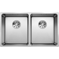 Кухонная мойка Blanco Andano 340/340-IF нерж.сталь, зеркальная полировка, с отв. арм. InFino, 522981