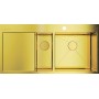 Кухонная мойка Omoikiri Akisame 100-2-LG-R, светлое золото, 4973090