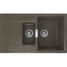 Кухонная мойка Schock Eton 60 D, бронза, Cristadur, 860x510
