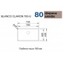 Кухонная мойка Blanco Claron 700-U нерж. сталь, Durinox, с отв. арм. InFino, 523387