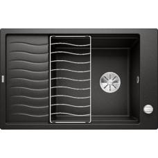 Кухонная мойка Blanco Elon XL 6S Silgranit, черный, с клапаном-автоматом, 525882