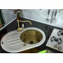 Кухонная мойка Zorg GL-7851-OV-White-Bronze