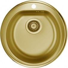 Кухонная мойка Alveus Form 30, сифон, D510, золото, 1070808