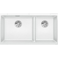 Кухонная мойка Blanco Subline 480/320-U Silgranit, белый, с отв. арм. InFino, 523588