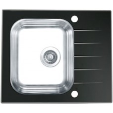 Кухонная мойка Alveus Vitro 10, черная, RAL9005-90