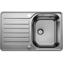Кухонная мойка Blanco Lantos 45S-IF Compact нерж сталь, полированная, с клапаном-автоматом, 519059