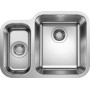 Кухонная мойка Blanco Supra 340/180-U (чаша справа) нерж.сталь, полированная, 525214
