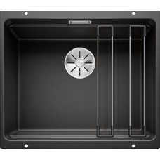 Кухонная мойка Blanco Etagon 500-U Silgranit, черный, с отв. арм. InFino, 525887