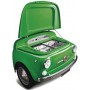 Холодильник Smeg 500 V (FIAT500), зеленый