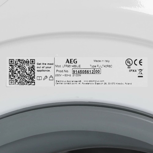 Стиральная машина AEG LFR95146SUE