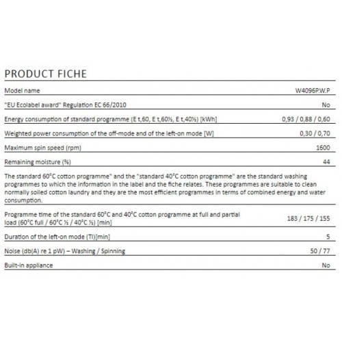 Стиральная машина Asko W4096P.W.P