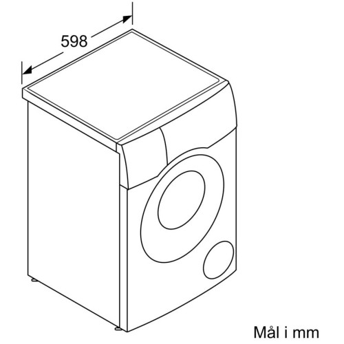 Стирально-сушильная машина Bosch WNC254ARSN