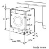 Встраиваемая стиральная машина Bosch WIW28442EU