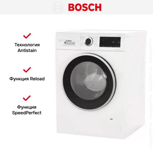 Стиральная машина с фронтальной загрузкой BOSCH WGA142X6OE