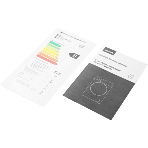 Стирально-сушильная машина Hyundai WFD9403 темно-серый