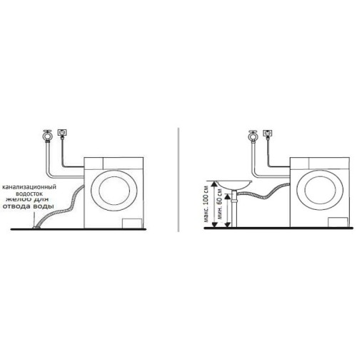 Узкая стиральная машина Korting KWM 40B1270