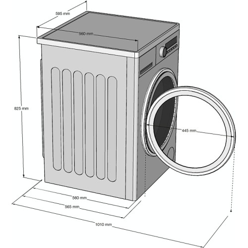 Встраиваемая стиральная машина Korting KWMI 14IS94