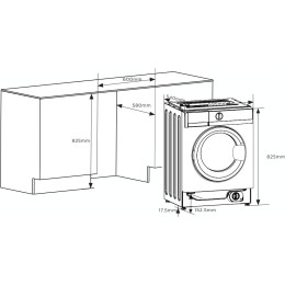 Встраиваемая стиральная машина Korting KWMI 14IS94