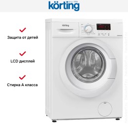 Узкая стиральная машина Korting KWM 40B1060