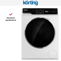 Узкая стиральная машина с паром Korting KWM 42LS1267