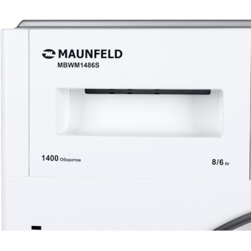 Встраиваемая стиральная машина с сушкой Maunfeld MBWM1486STWH