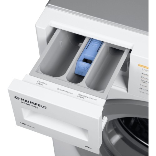 Встраиваемая стиральная машина с сушкой Maunfeld MBWM1486STWH