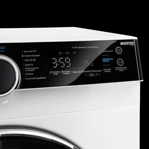 Стиральная машина с паром Maunfeld MFWM1510WH06