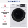 Стиральная машина с сушкой и паром Maunfeld MFWM1586WHS