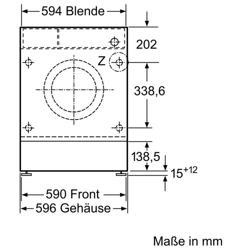 Встраиваемая стиральная машина Siemens WI14W443