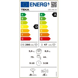 Встраиваемая стирально-сушильная машина Teka LSI5 1481