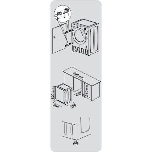 Встраиваемая стирально-сушильная машина Teka LSI5 1481