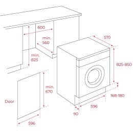 Встраиваемая стирально-сушильная машина Teka LSI5 1481