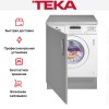Встраиваемая стиральная машина с сушкой Teka LSI4 1400 E
