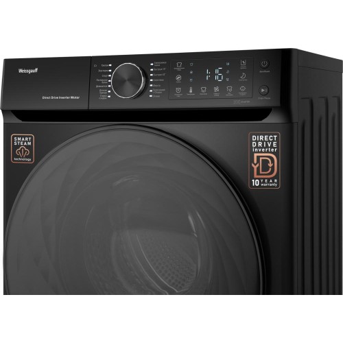 Стиральная машина Weissgauff WM 59411 Direct Drive Inverter Steam Matt Black купить в Москве и Санкт-Петербурге