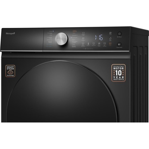 Стиральная машина Weissgauff WMD 61211 D Inverter Steam Matt Black купить в Москве и Санкт-Петербурге