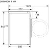 Сушильная машина с тепловым насосом BOSCH WTX87KH1OE