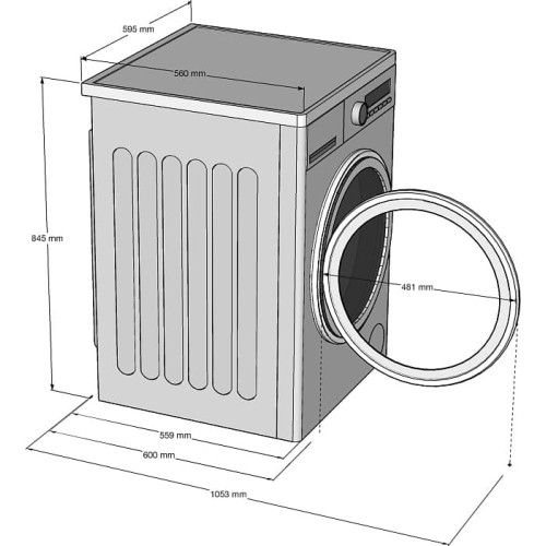 Сушильная машина Korting KD 60HP83