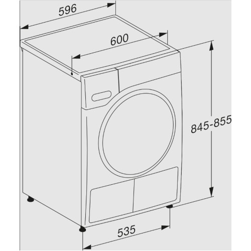 Сушильная машина Miele TWA520WP на английском языке купить в Москве и Санкт-Петербурге