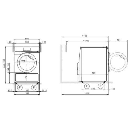 Сушильная машина Miele PDR507HP RU LW