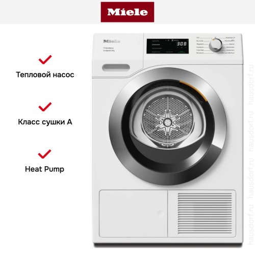 Сушильная машина Miele TEH795WP Chrome Edition