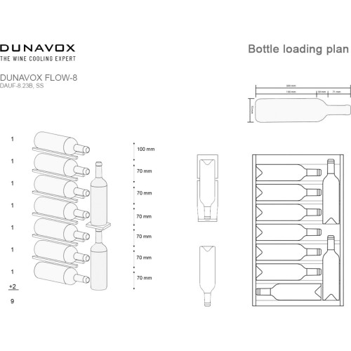 Винный шкаф Dunavox DAUF-8.23SS