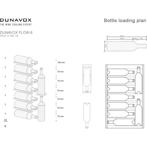 Винный шкаф Dunavox DAUF-8.23B