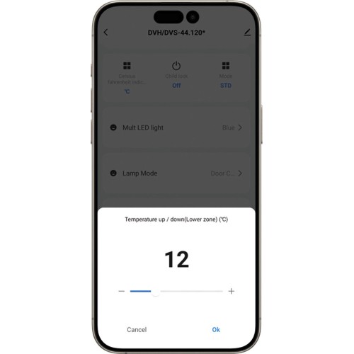 Винный шкаф Dunavox DVS-19.50B